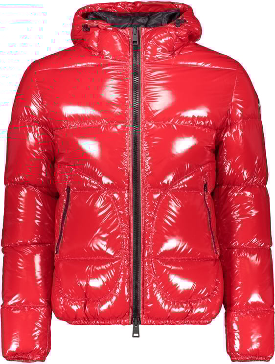 Herno Hooded shiny down jacket