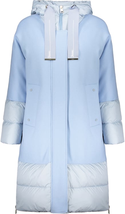 Herno Hooded full-zip down jacket