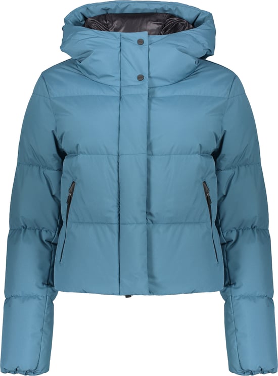 Herno Hooded short down jacket