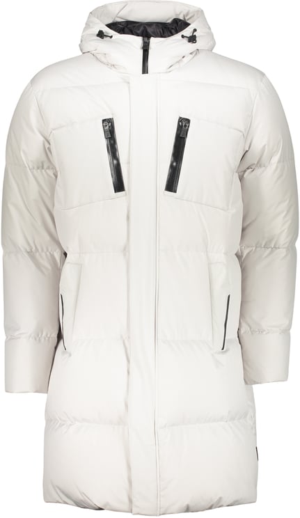 Herno White winter jacket with hood