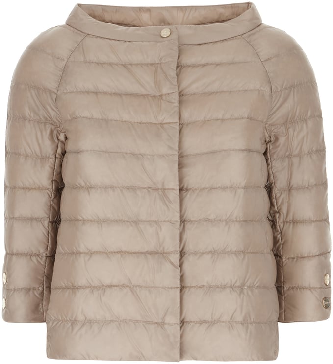 Herno Herno Powder pink nylon down jacket