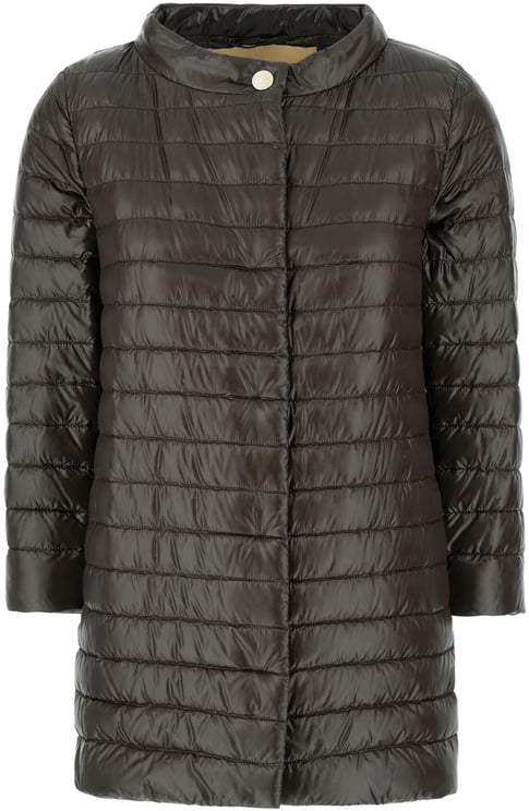 Herno Herno Dark brown nylon down jacket