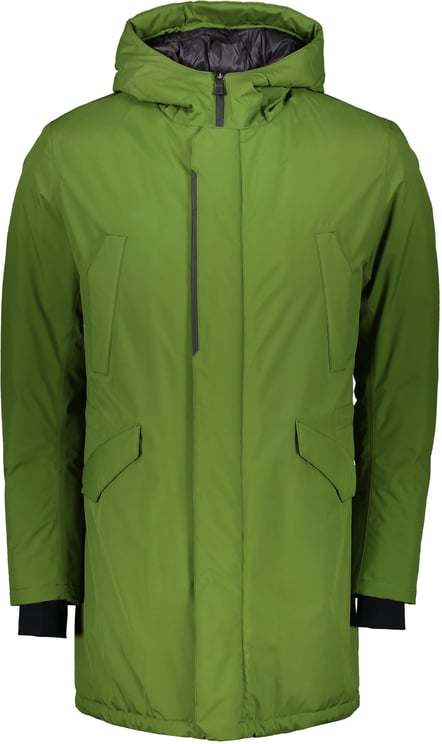 Herno Green jacket with adjustable hood