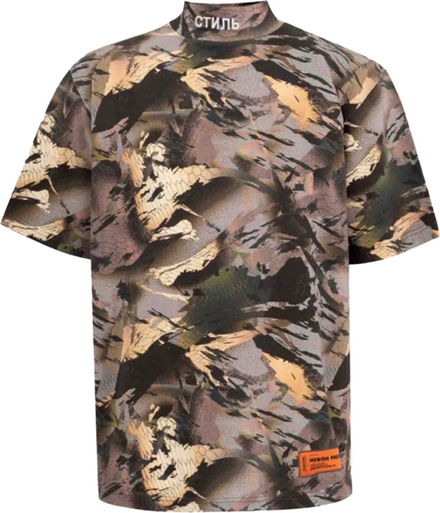 Heron Preston Heron Preston Camouflage Print T-shirt