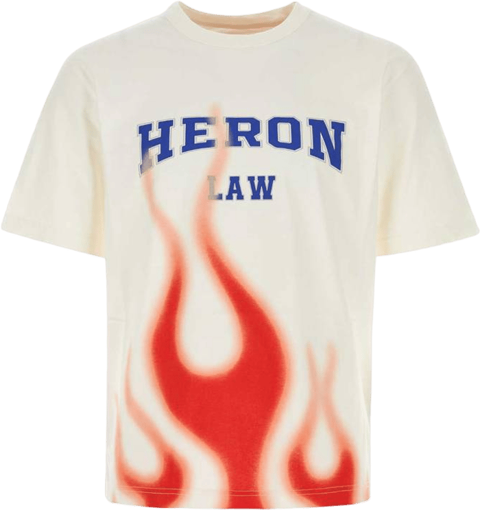 Heron Preston T-Shirt Heron Law Flames