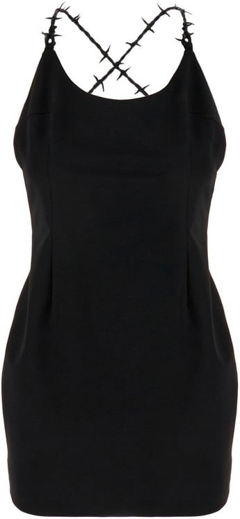 Heron Preston Heron Preston Black stretch polyester blend mini dress