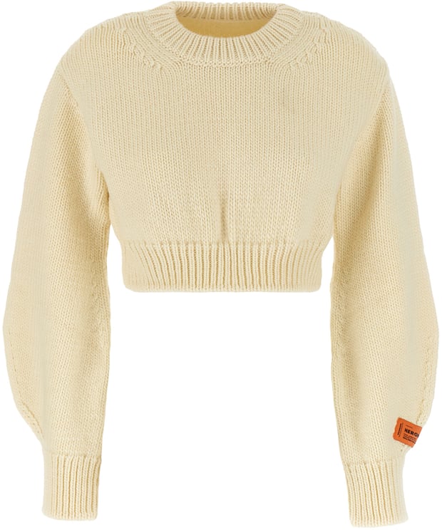 Heron Preston Heron Preston Ivory wool sweater