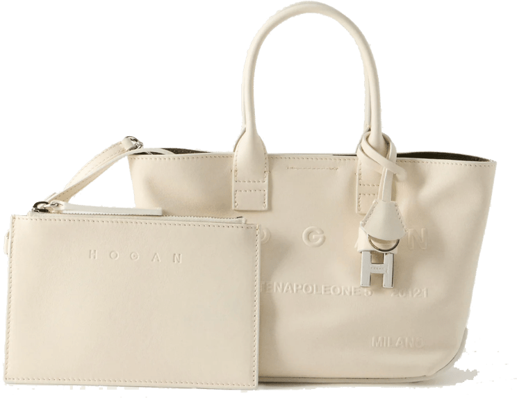 HOGAN Address Shopping Mini Beige