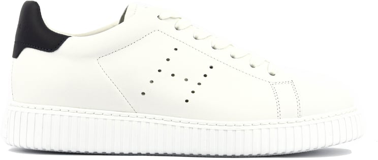 HOGAN H-stripes White Leather
