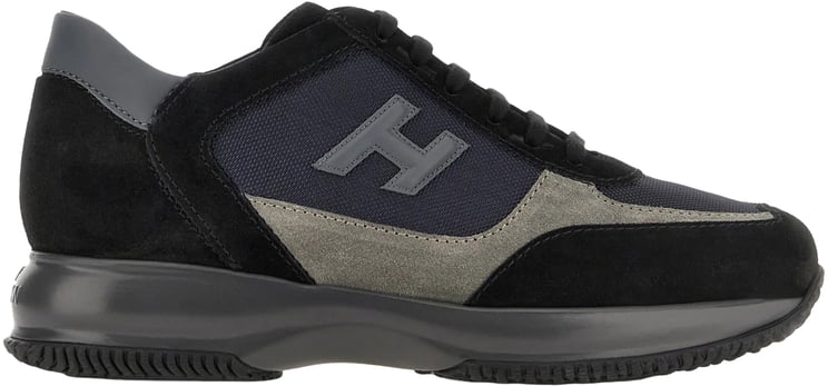 HOGAN Flat Shoes Nero Grigio