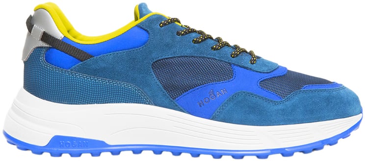 HOGAN Hogan Hyperlight uomo realizzata in suede e tessuto blu e nabuck bluette