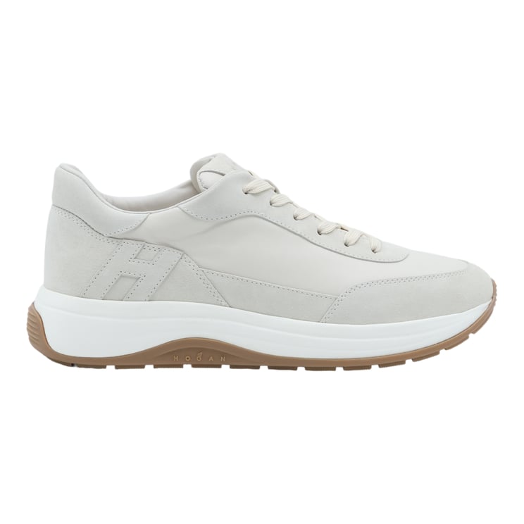 HOGAN Minimalist Sneakers with Tonal Embossed Detail
