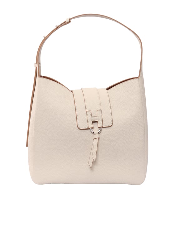 HOGAN H01X Hobo Textured Calfskin Bag