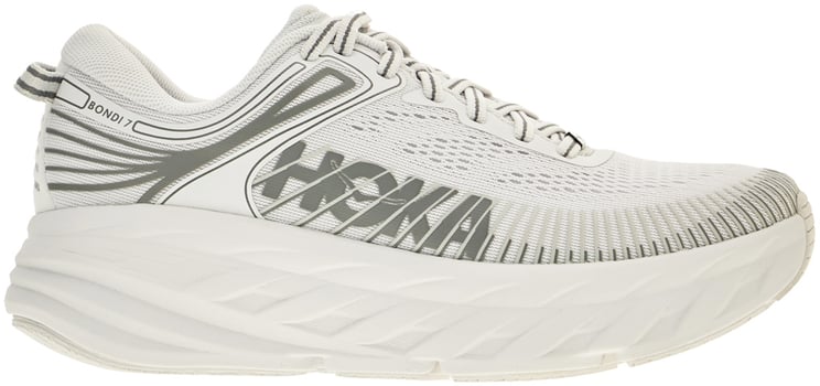 Hoka One One Hoka One One White fabric Bondi 7 sneakers