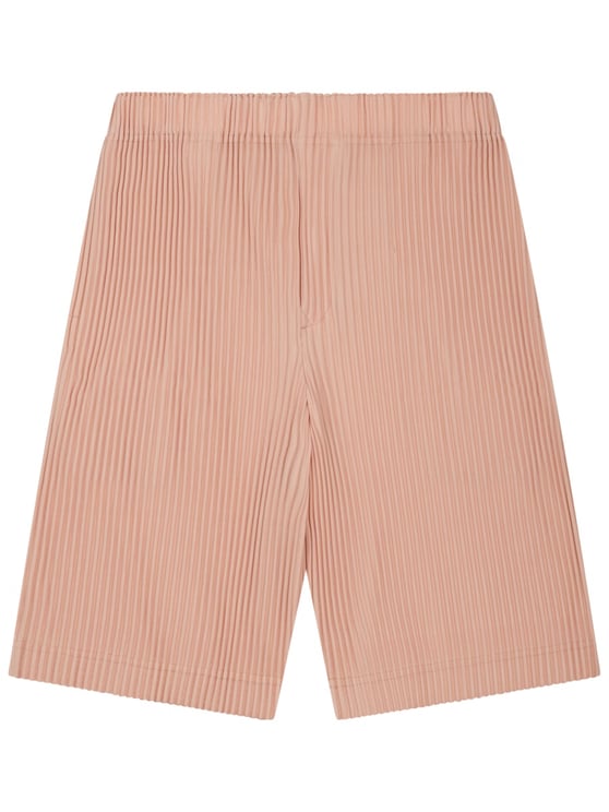 HOMME PLISSÉ ISSEY MIYAKE Pleated Neutrals Shorts With Elastic Waistband