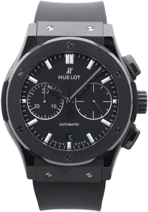 Hublot Hublot Classic Fusion Black magic 521.CM.1171.RX 1417718 Ti & CE & rubber AT Black Dial Watch