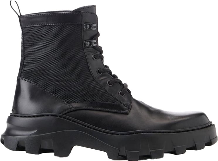 Iceberg Leather thigh-high boots with XL grooved sole