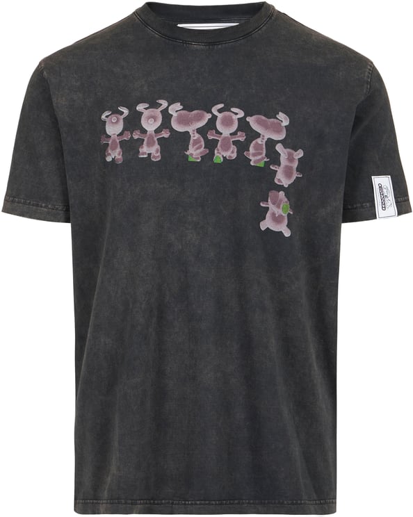 Iceberg Vintage spirit, contemporary irony: the Peanuts T-shirt in black