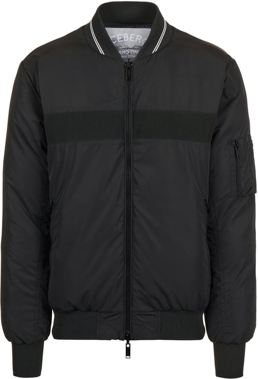 Iceberg Black reversible padded jacket