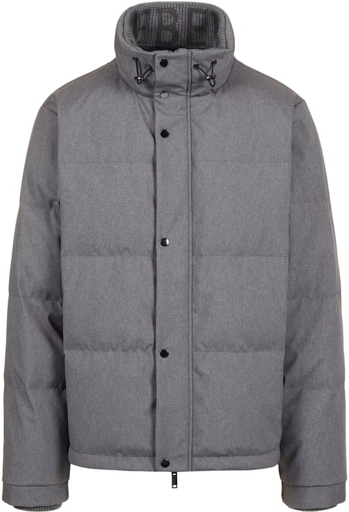 Iceberg Essential attitude: the short down jacket in m�lange nylon
