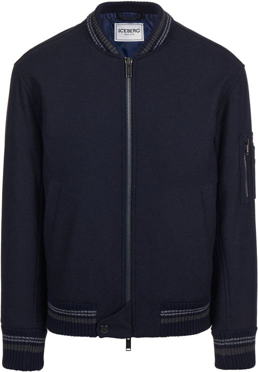 Iceberg Regular fit jacket in lightweight boucl�: refined texture, urban attitude