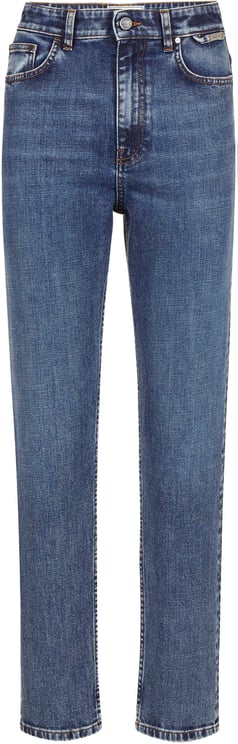 Iceberg Indigo Mom Fit jeans in comfort stone wash denim