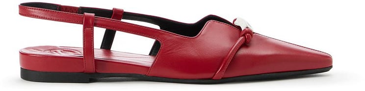 Iceberg Red sandals with strap and tapered toe