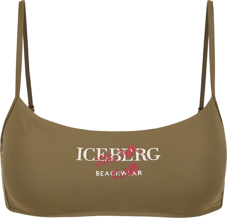 Iceberg Military bikini top with an essential design