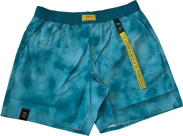 Iceberg Iceberg Light Blue Polyester Men Swim Short