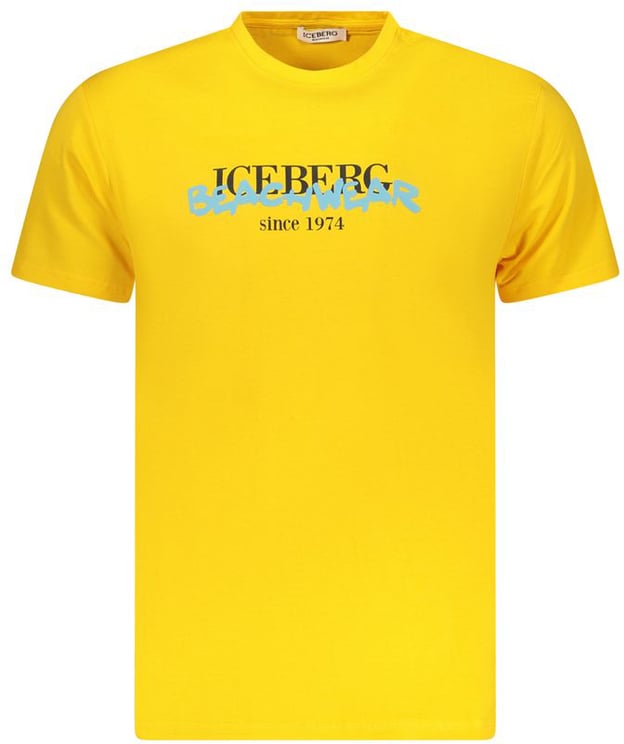 Iceberg Iceberg Neon Cotton Men T-Shirt