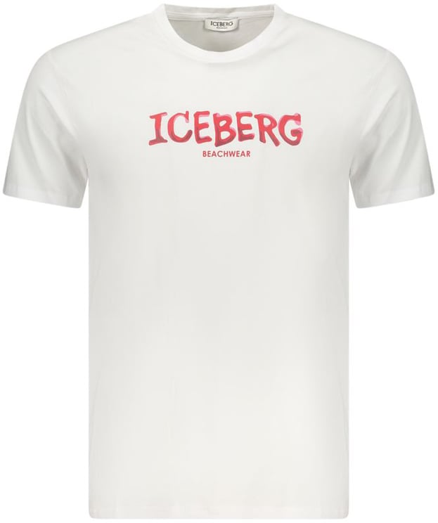 Iceberg Iceberg Bianco Cotton Men T-Shirt