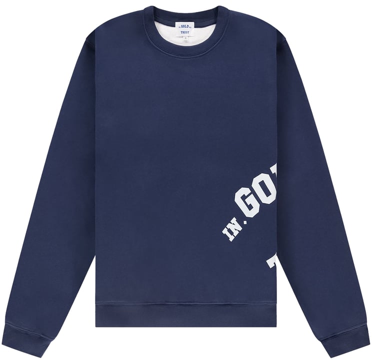 In Gold We Trust The Screw Sweater Blue