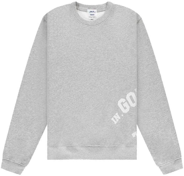 In Gold We Trust The Screw Sweater Grey