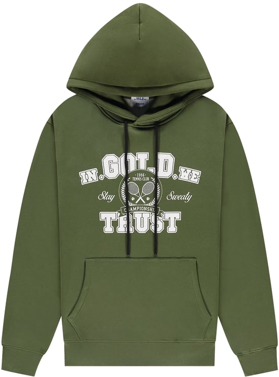 In Gold We Trust The Tennis Hoodie Green