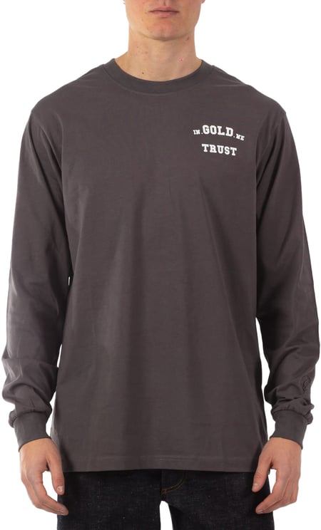 In Gold We Trust Pusha Longsleeve Grey