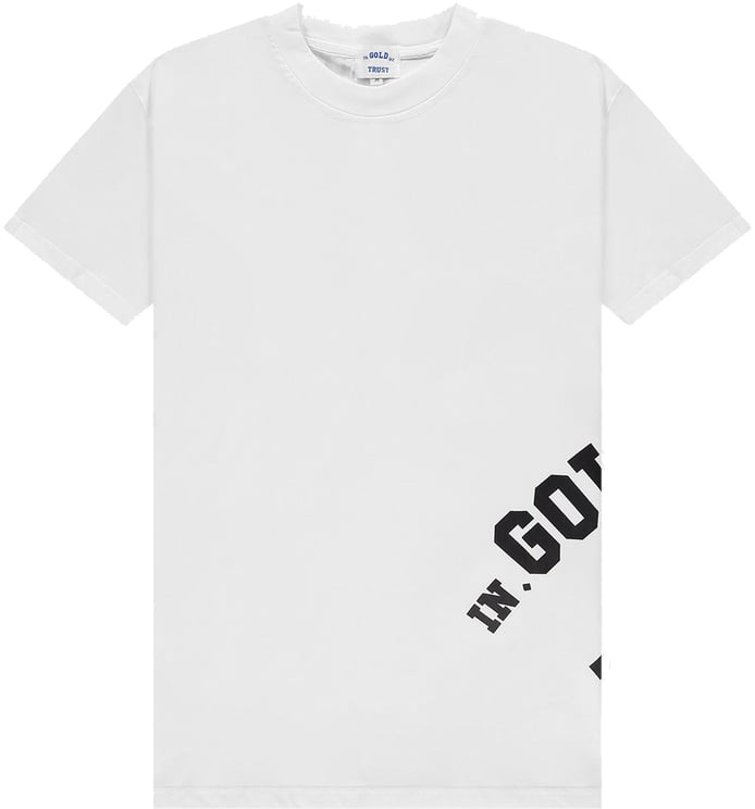 In Gold We Trust The Screw Tee White