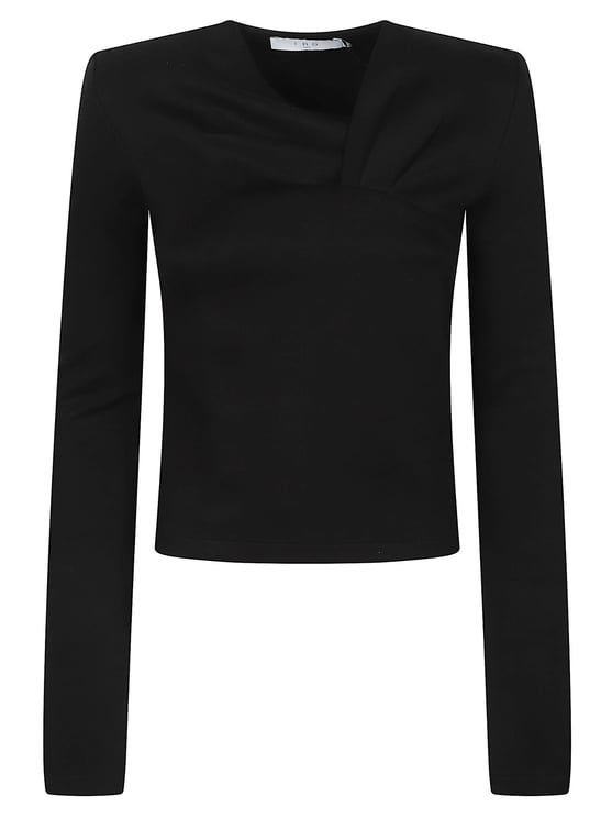 Iro Mala Long Sleeve Top Black