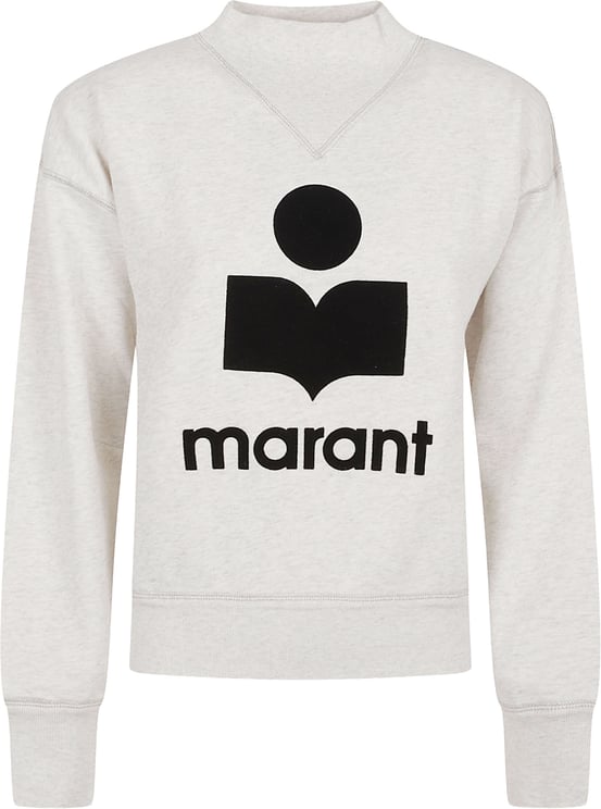 Isabel Marant Relaxed Fit Beige Pullover Sweatshirt