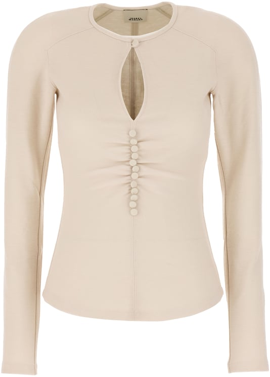 Isabel Marant Isabel Marant Cappuccino viscose blend top