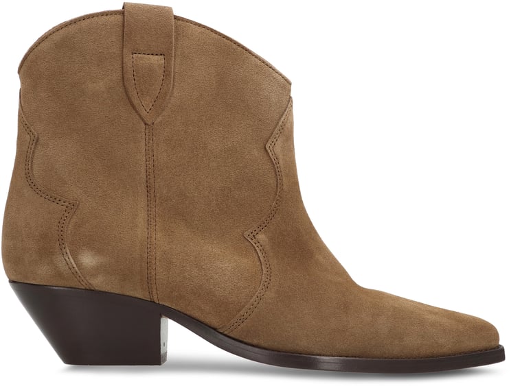 Isabel Marant Dewina cowboy boots in kid leather
