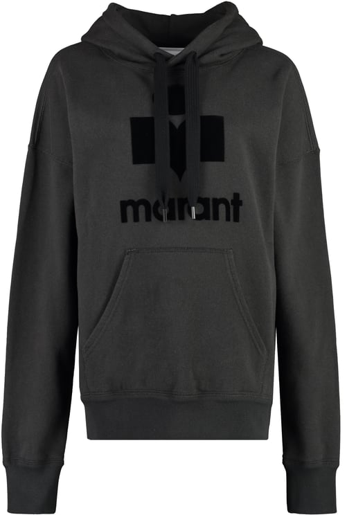 Isabel Marant Mansel Logo cotton hoodie