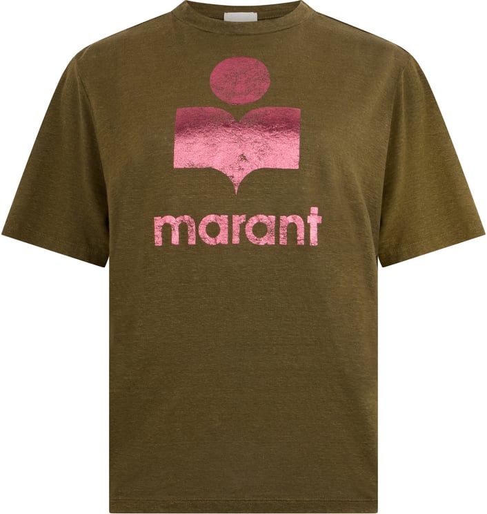 Isabel Marant Linen t-shirt with print