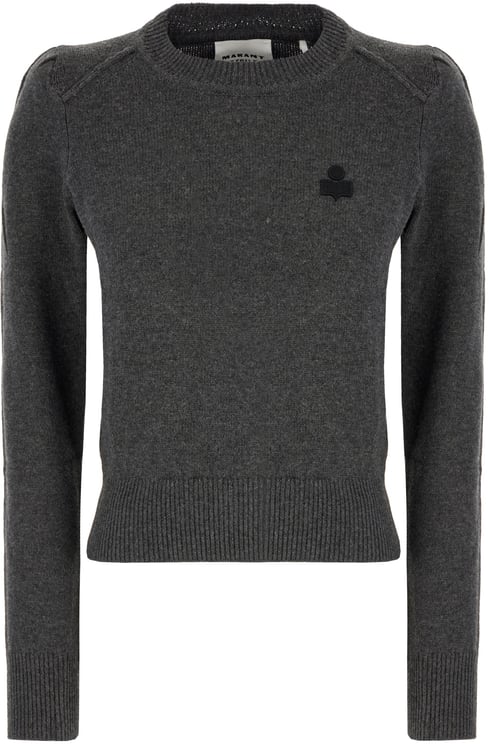 Isabel Marant Marant Etoile Charcoal cotton blend sweater