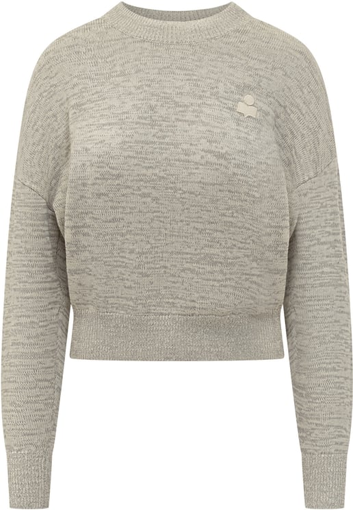 Isabel Marant Isabel Marant Étoile Maglia Grigia con Logo Ricamato
