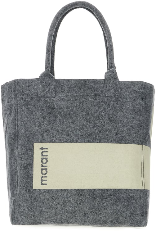 Isabel Marant Isabel Marant Melange grey cotton Yenky shopping bag