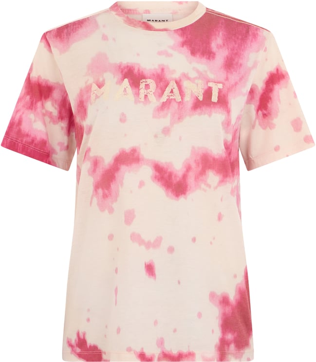 Isabel Marant Tie-dye T-shirt with short sleeves