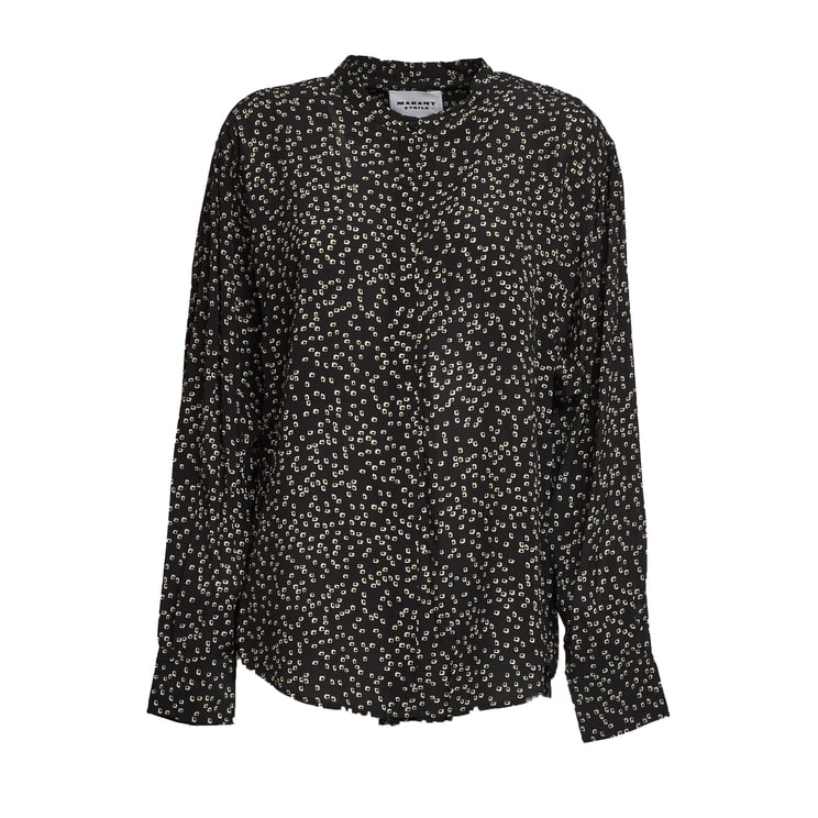 Isabel Marant Catchell Origami Printed Blouse