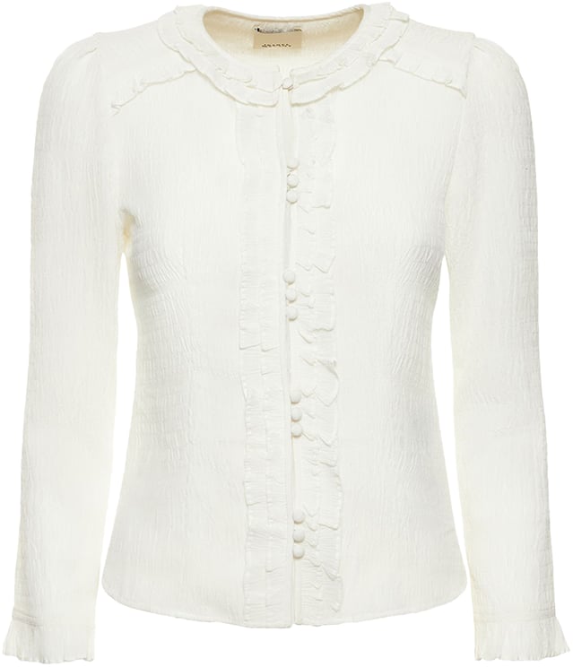 Isabel Marant Elegant white sweater with long sleeves