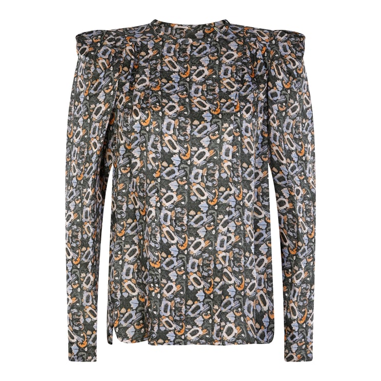 Isabel Marant Multicolour Silk Blend Top