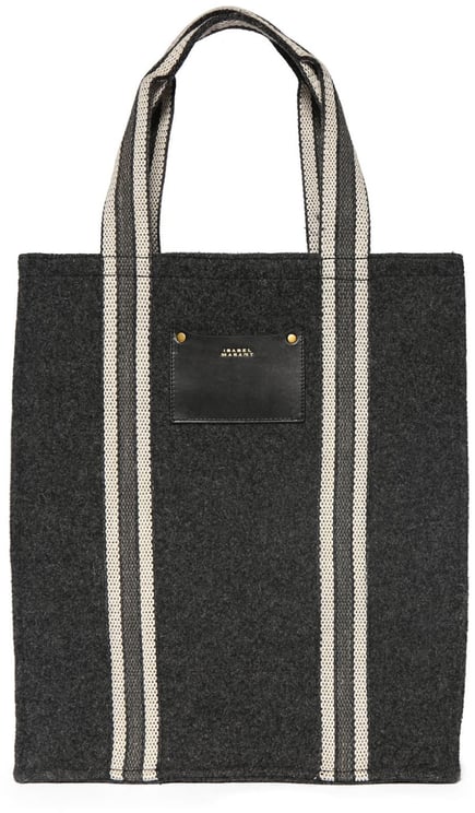 Isabel Marant Aruba Puebla Logo Patch Tote Bag